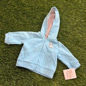 Carters Newborn Zip up hooded sweatshirt